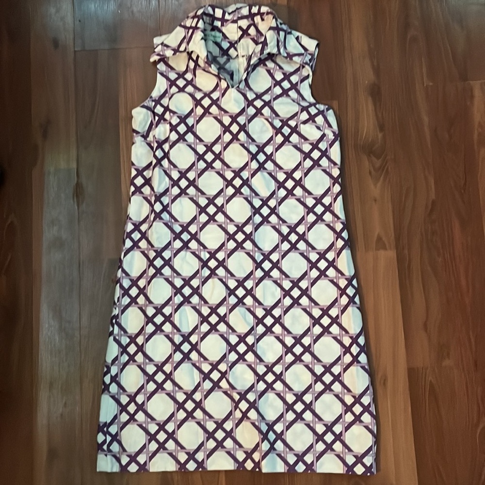 Alex Coleman Vintage Lattice Sleeveless Dress.  Size XL